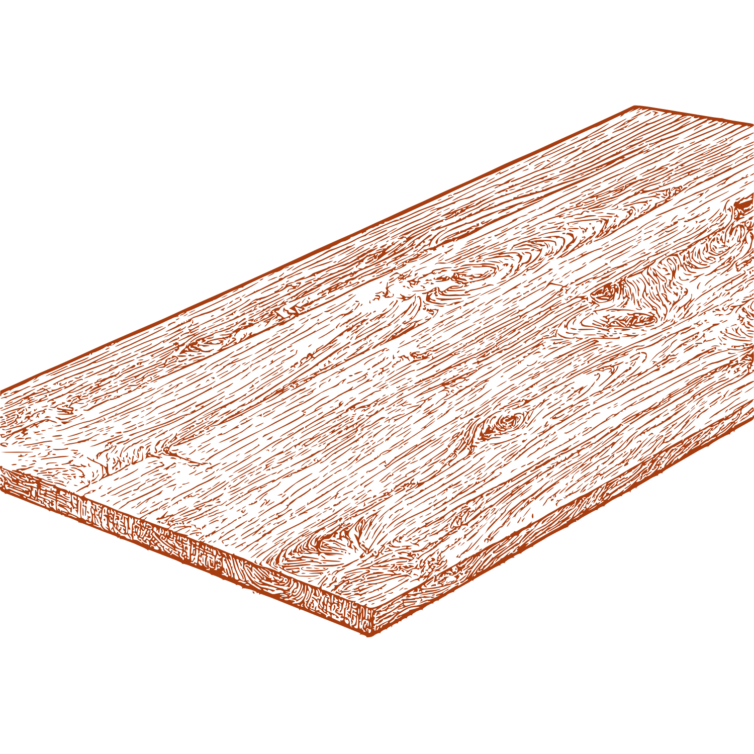 Eichentischplatte aus verleimtem Massivholz