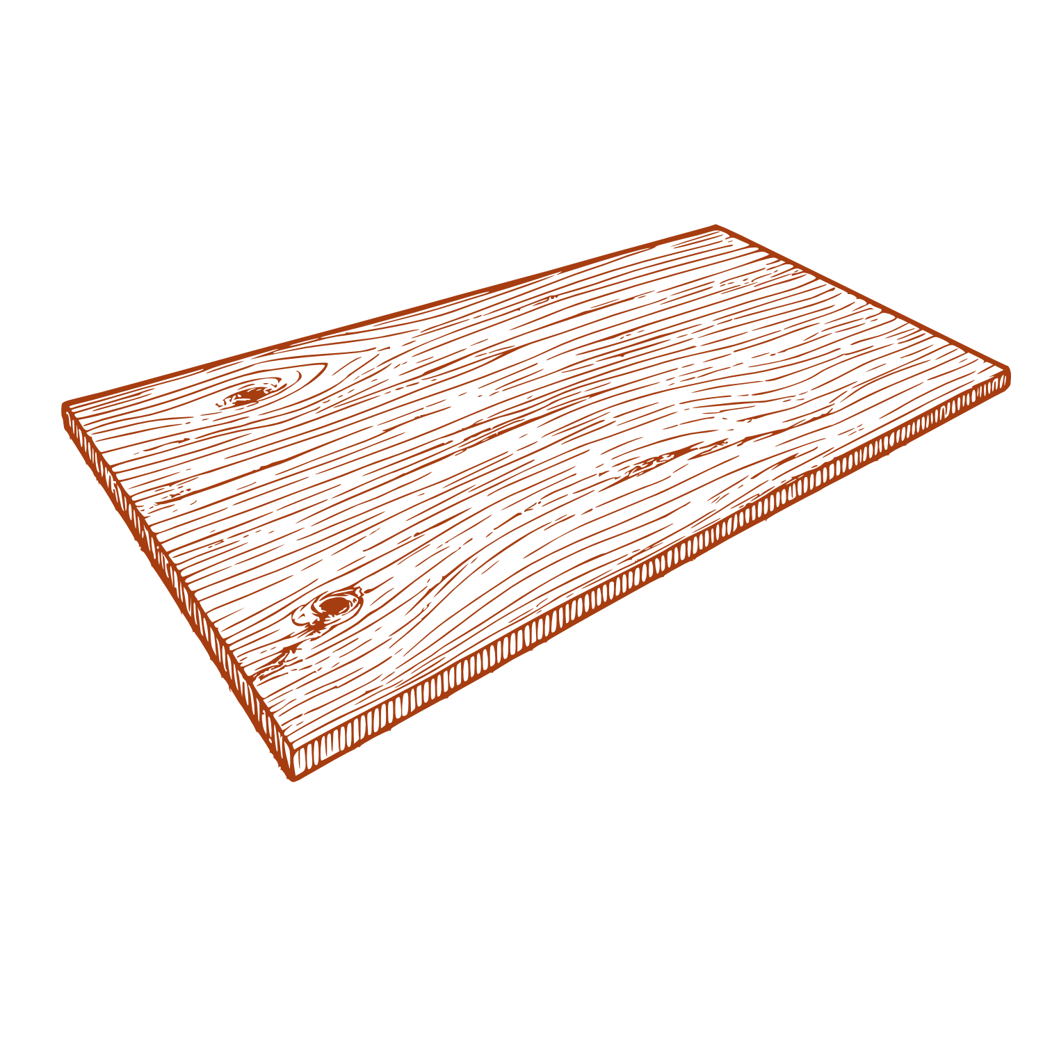Verleimte Massivholzplatten aus Eiche